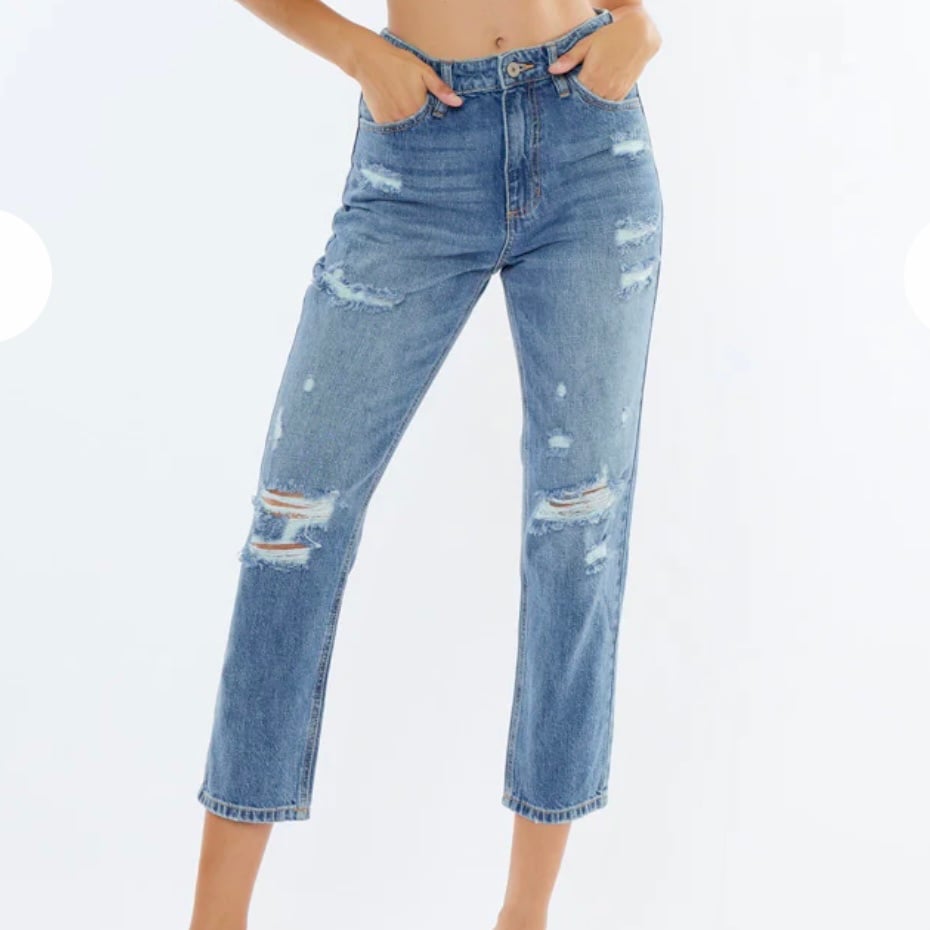 KanCan Bobbie Ultra High Rise Straight Leg Jeans - 3/25
