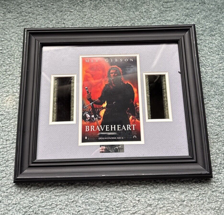Braveheart Limited Film Cell : Mel Gibson Collectible : Limited Edition 163/200
