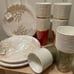 Set of Winter party paper goods