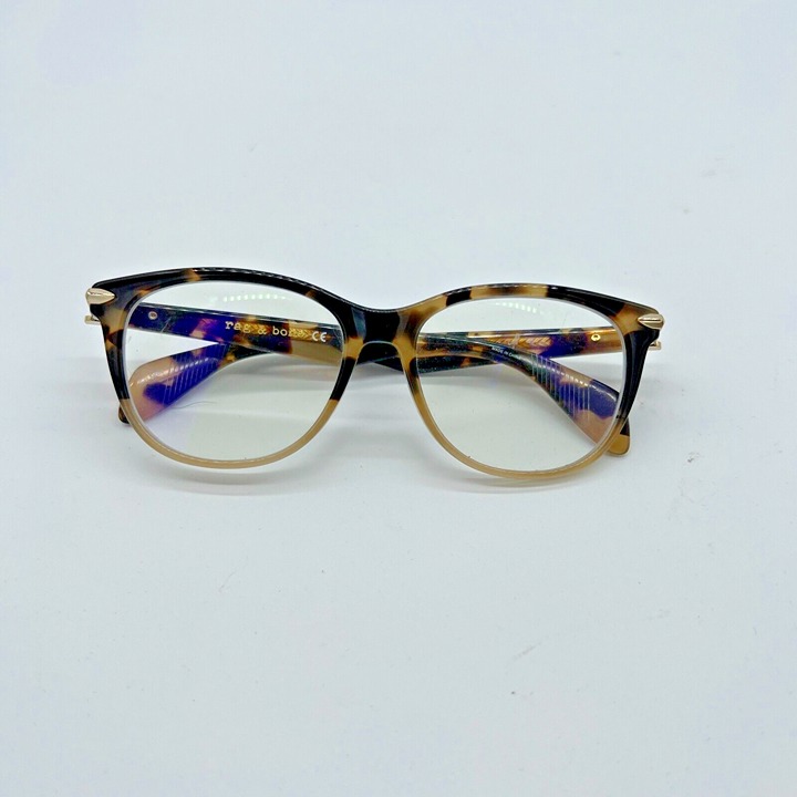 Rag & Bone RNB3014 C9B Tortoise Round CatEye 49-17-140