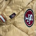 san francisco 49ers jacket bomber retro gold medium