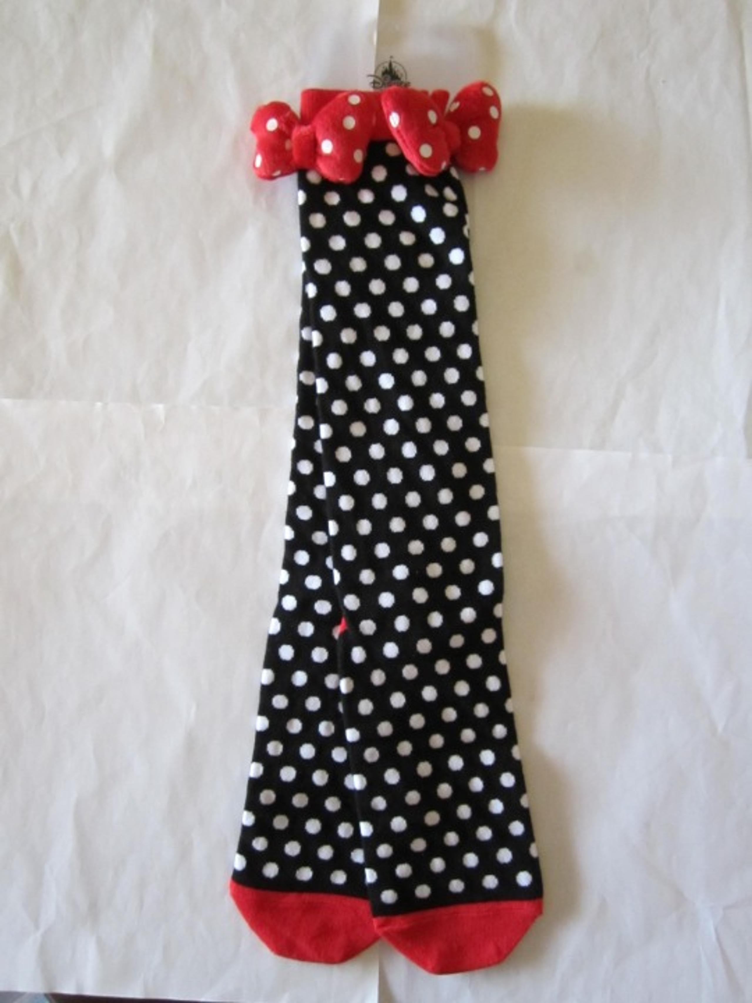 Disney Minnie Mouse Bow Polka Dot Socks