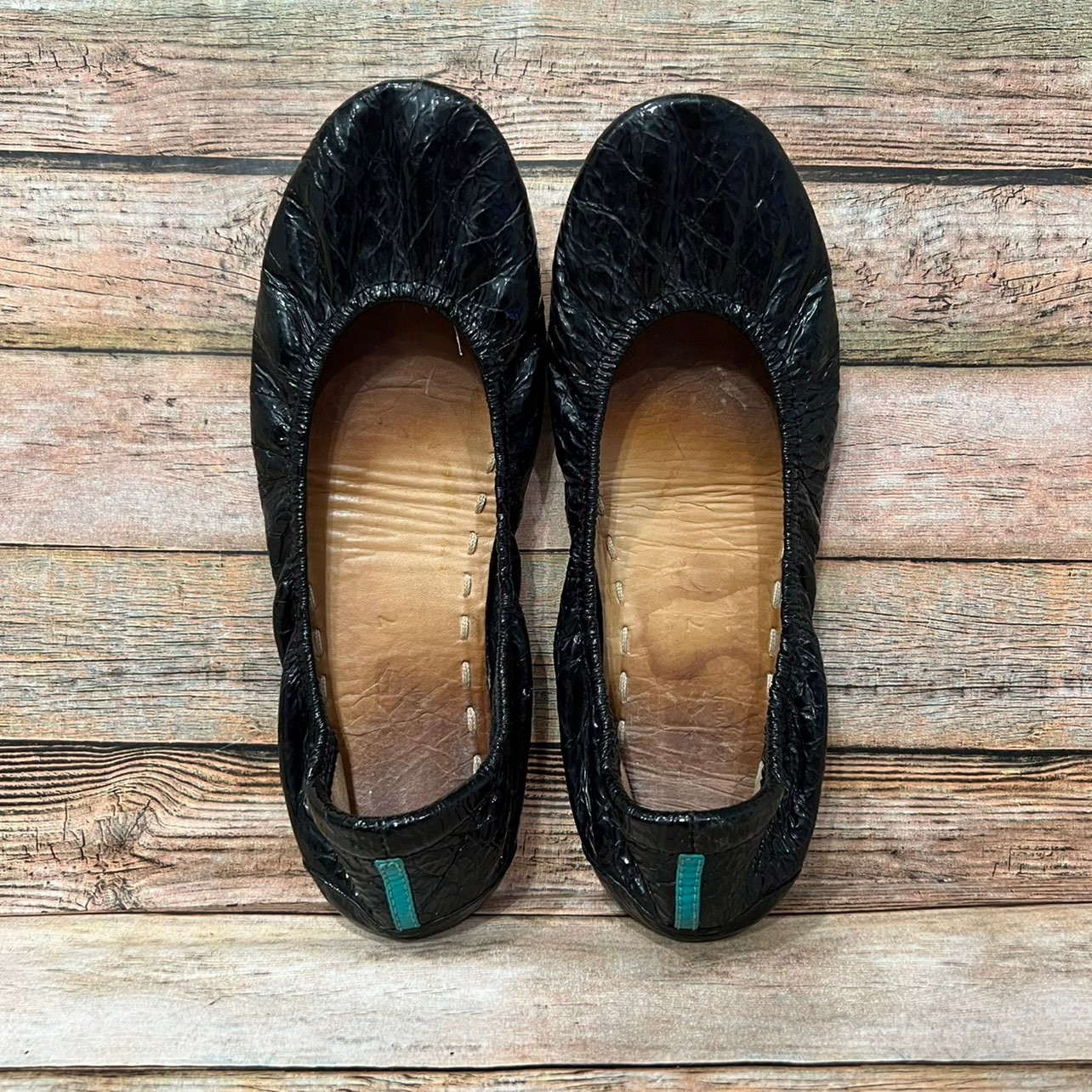 Tieks Obsidian Black Flats