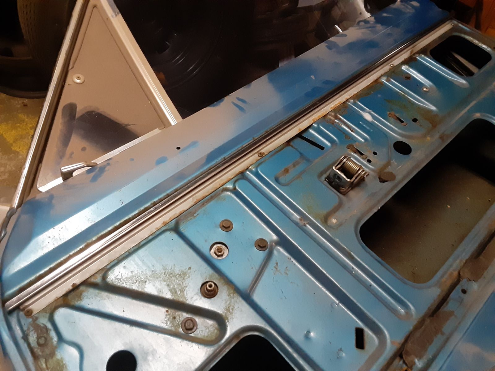Inner Door Moulding Trim OEM MOPAR Crome