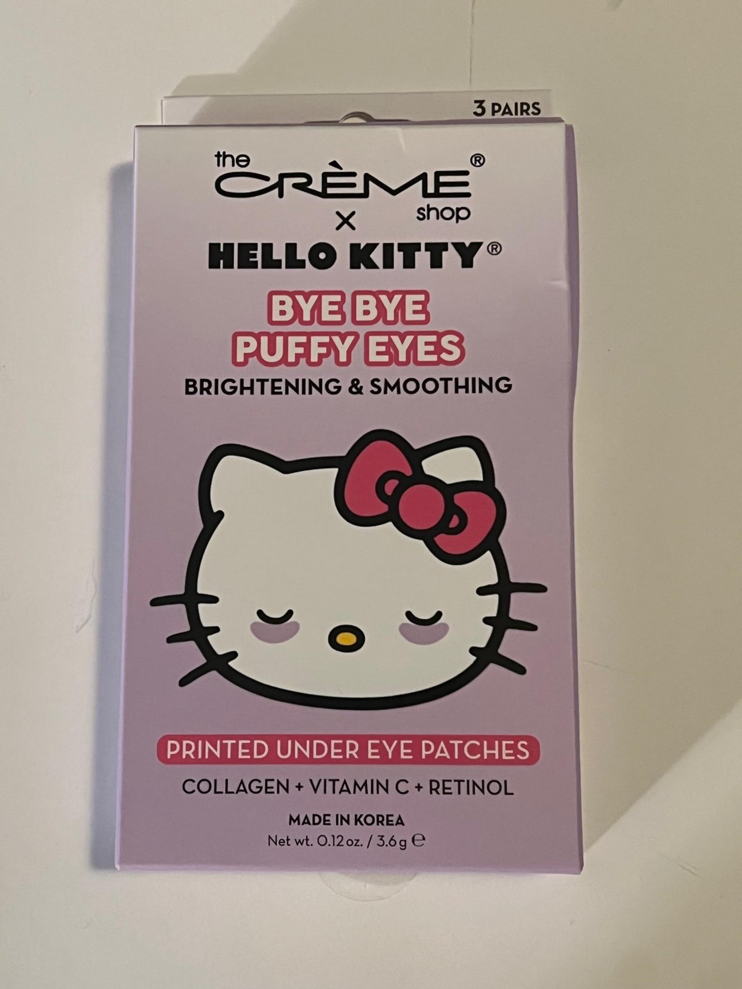 The Crème Shop X Hello Kitty Bye Bye Under Eye Patches
