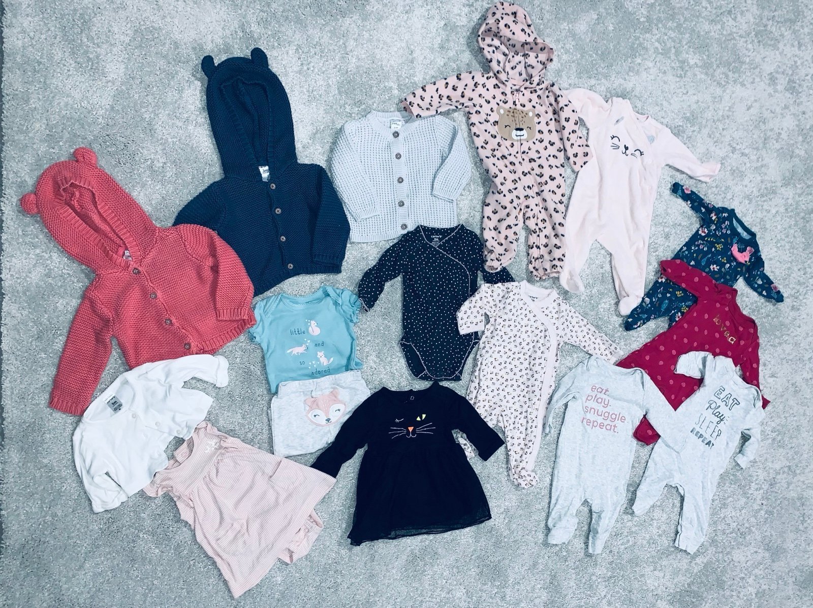 Carter’s Baby Girl Lot - Size 3 & 3-6