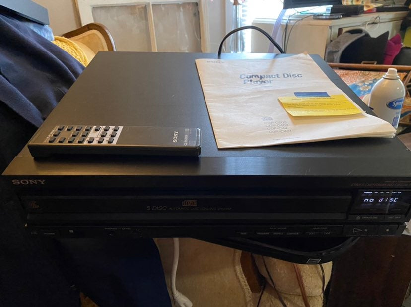 Sony CDP-C500 5-DISC CHANGER VINTAGE