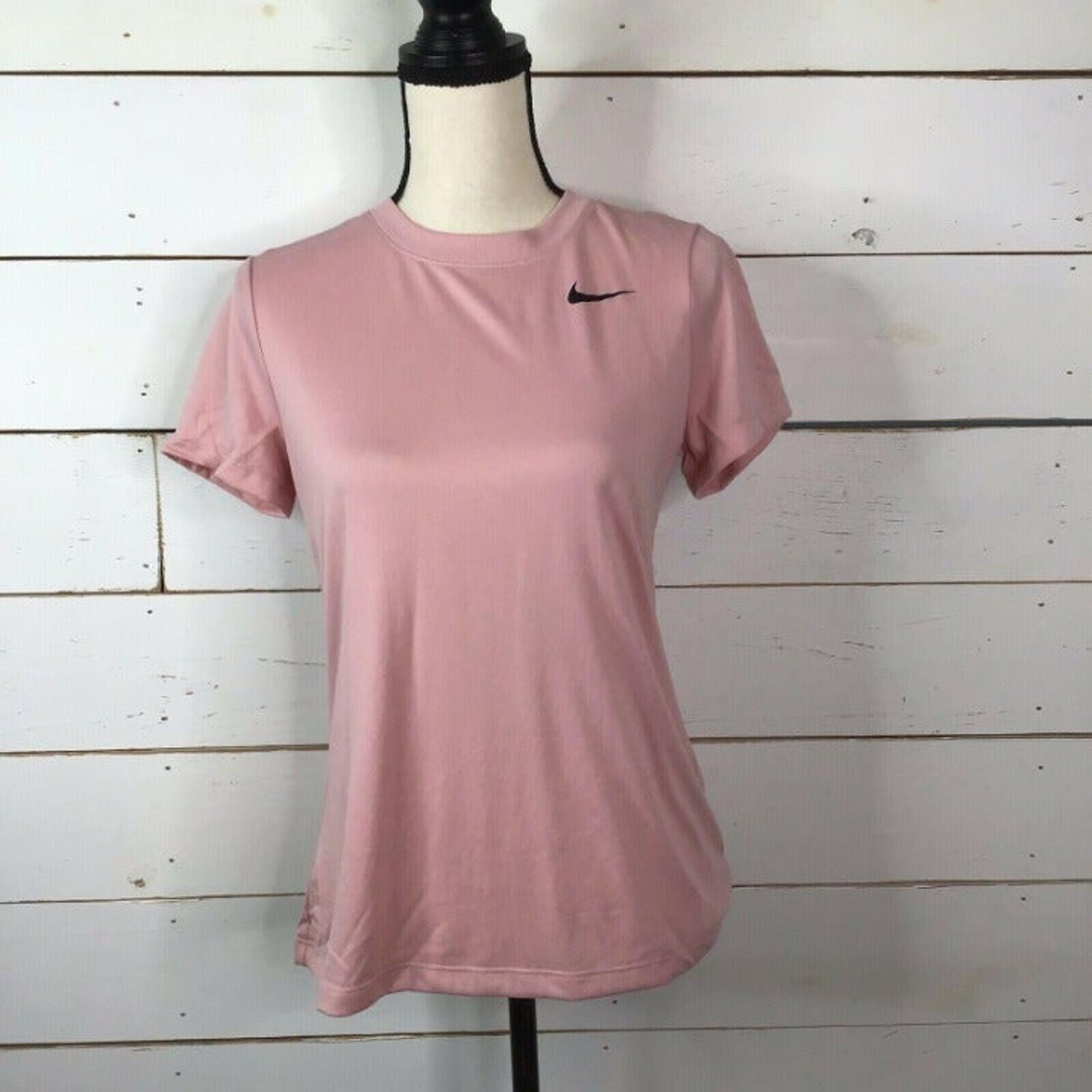 New Nike Dry Legacy TShirt Activewear Pink Glaze Women's XS