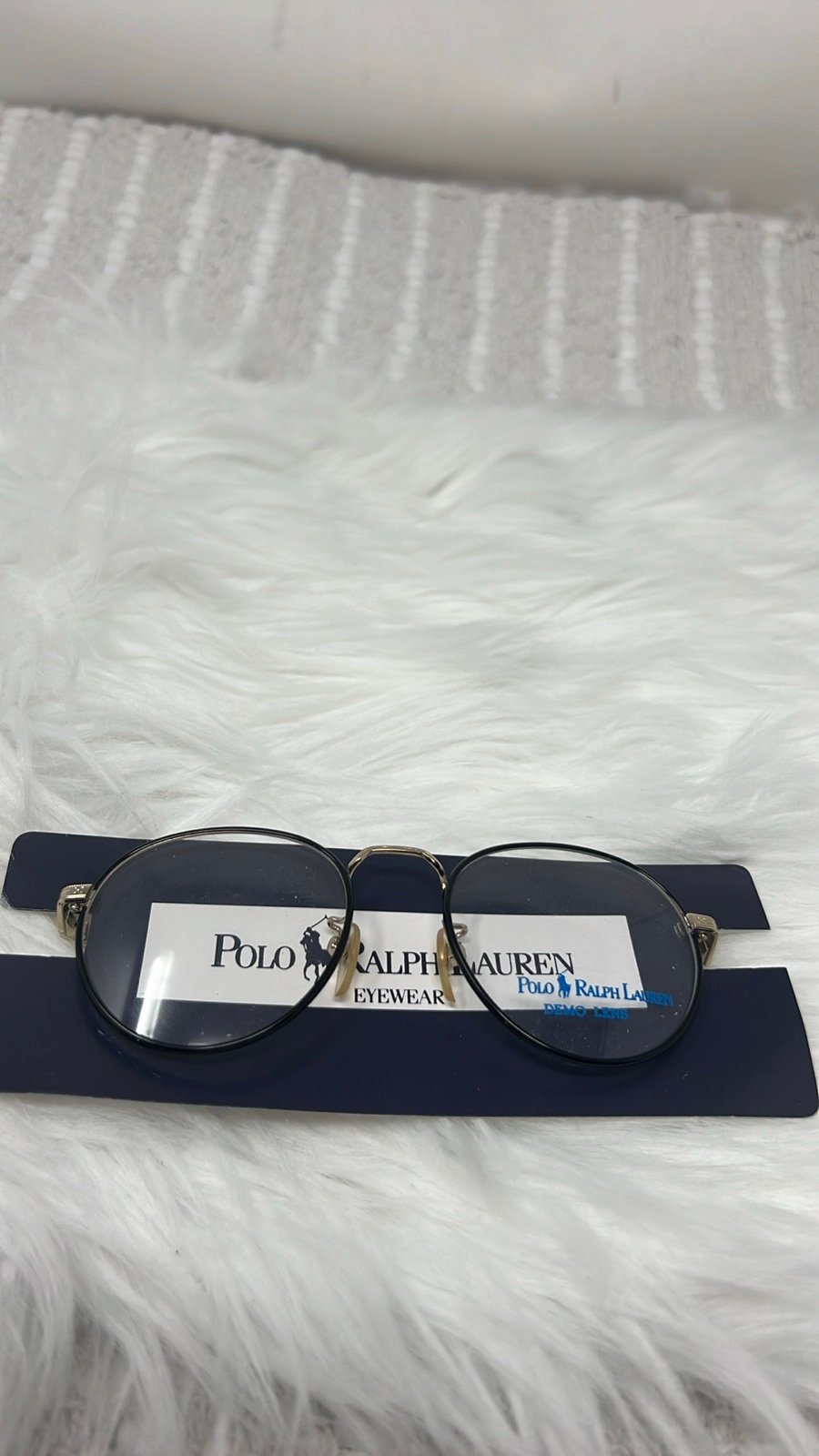 Polo Ralph Lauren Classic VI Eyeglasses Frame 49-19-140 Gold Round Frame Japan