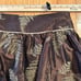 Bernardo Metallic Brown Embroidered Ferns Skirt Poof Fluffy Full Sz 12 NWOT knee