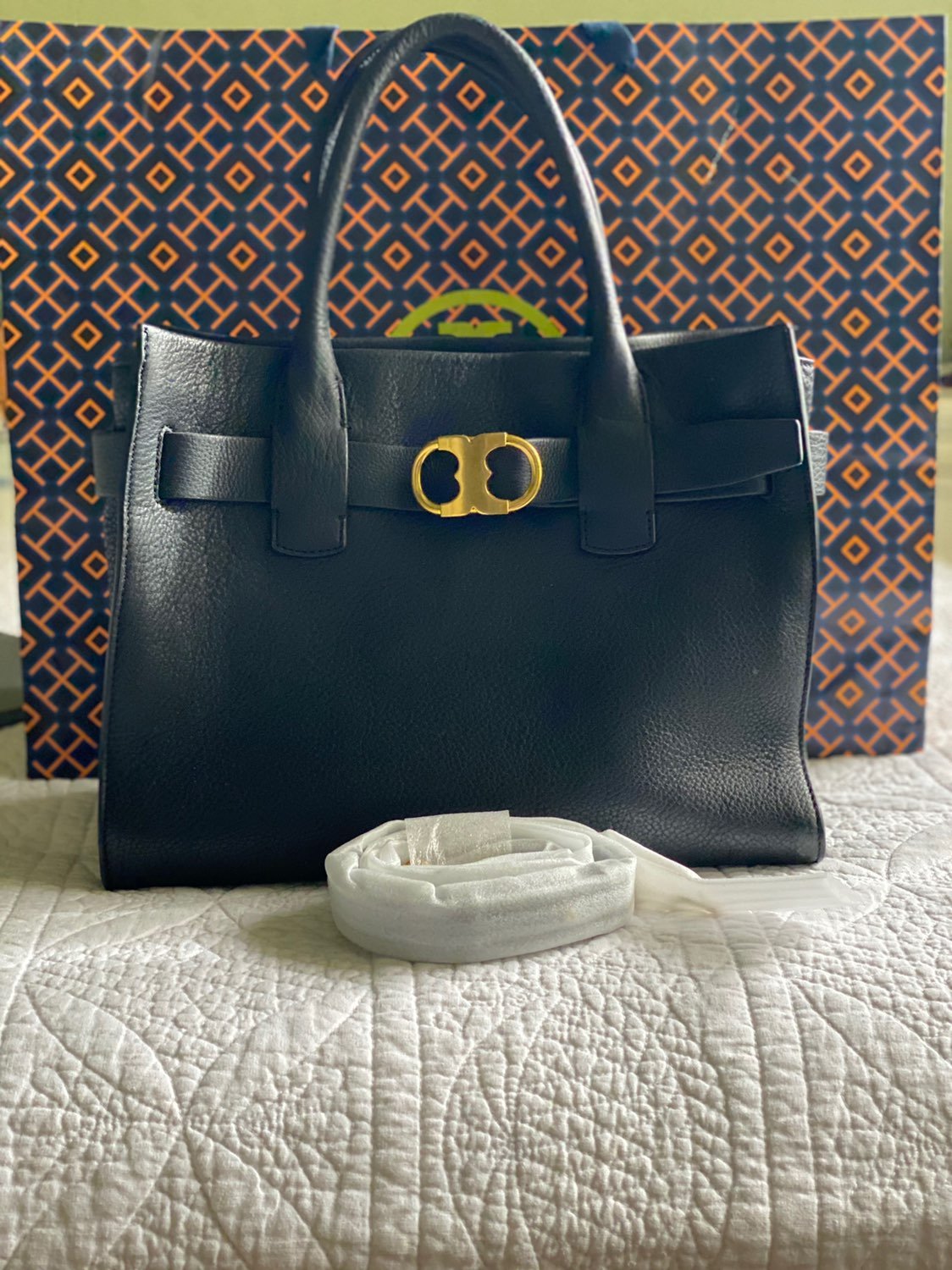 Tory Burch Women Satchel Gemini Link