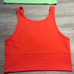 Lululemon Power Pivot cropped Tank Top Lot Of 2 Green And Red Size 10
