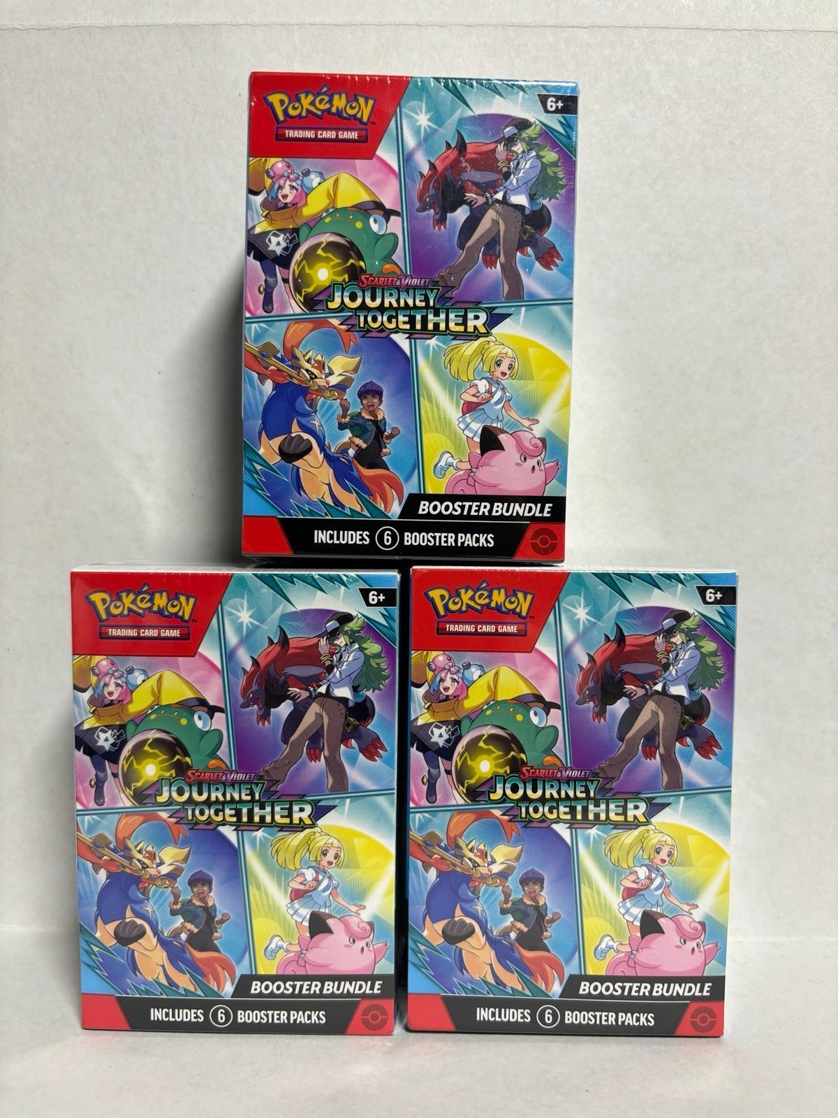 Pokemon Journey Together Booster Bundle (x3) English TCG