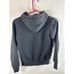 Comme Des Garçon Play Heart Logo Black Zip Hooded Sweatshirt in Size Small.