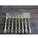 Oneida Silverplate Flatware Set Of 8 Forks BALLAD / COUNTRY LANE USA 6-3/4