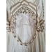 Free People Sacred Geometry Romantic Boho Embroidered White Maxi Dress, Size 0