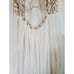Free People Sacred Geometry Romantic Boho Embroidered White Maxi Dress, Size 0
