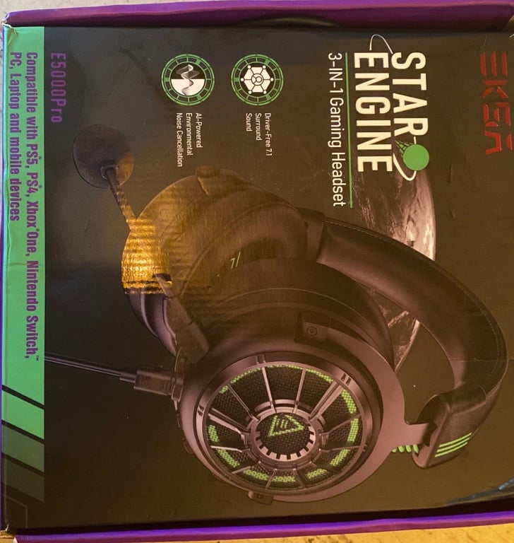 Star engine eksa e5000 pro gaming headsets