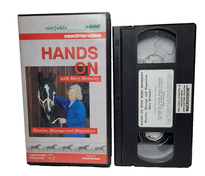 Hands On with Mary Bromiley Muscles, Massage and Magnetism VHS Equestrian Vision