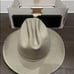Vintage 1940s Stetson JC Penney Co Marathon Gray Felt Fedora Sz 6 7/8 Or 21 5/8”