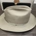 Vintage 1940s Stetson JC Penney Co Marathon Gray Felt Fedora Sz 6 7/8 Or 21 5/8”