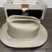 Vintage 1940s Stetson JC Penney Co Marathon Gray Felt Fedora Sz 6 7/8 Or 21 5/8”