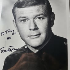 1968-1975 ADAM 12 Martin Milner Signed Headshot W/Coa