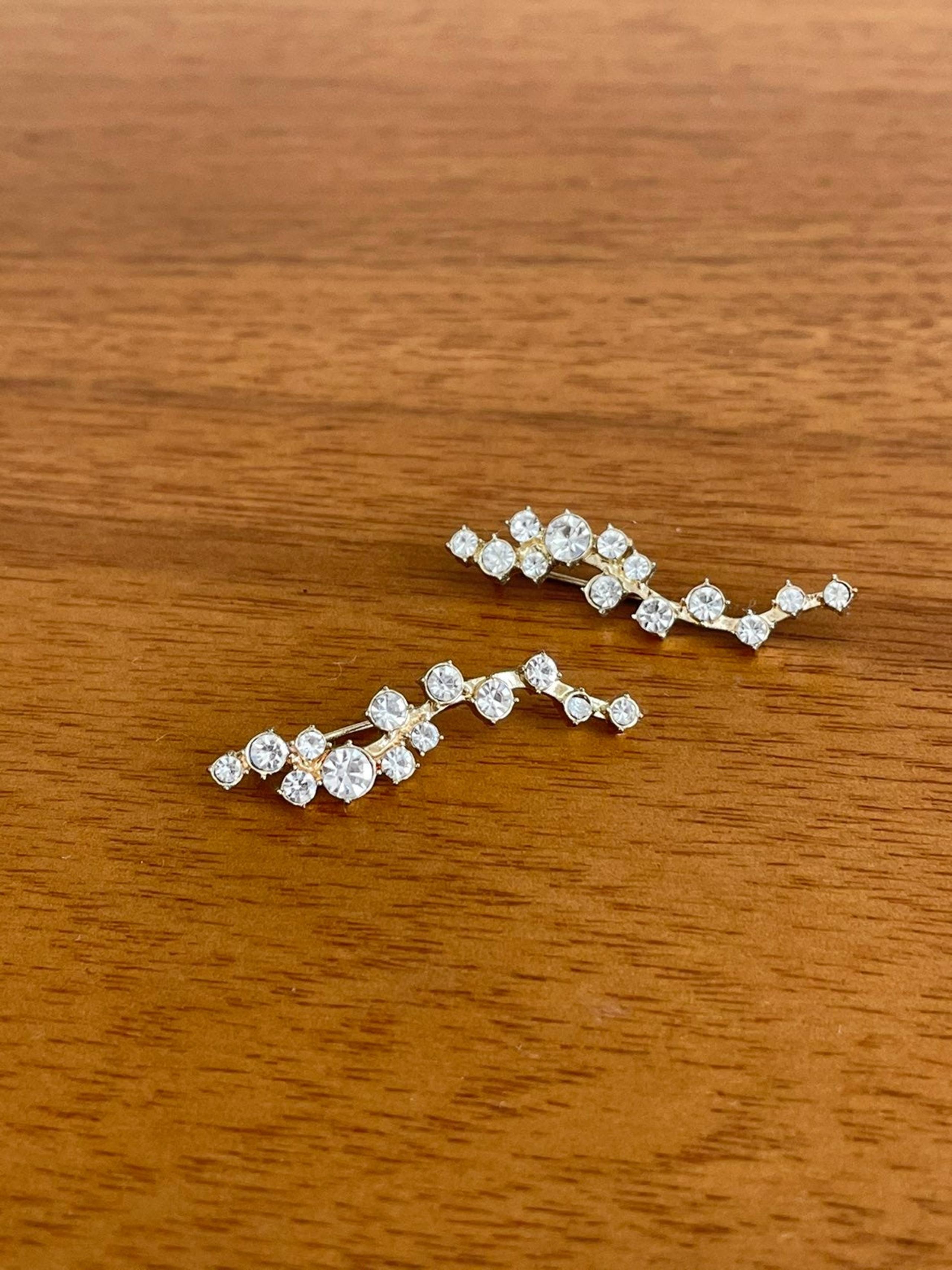 CZ Ear Crawler Earrings