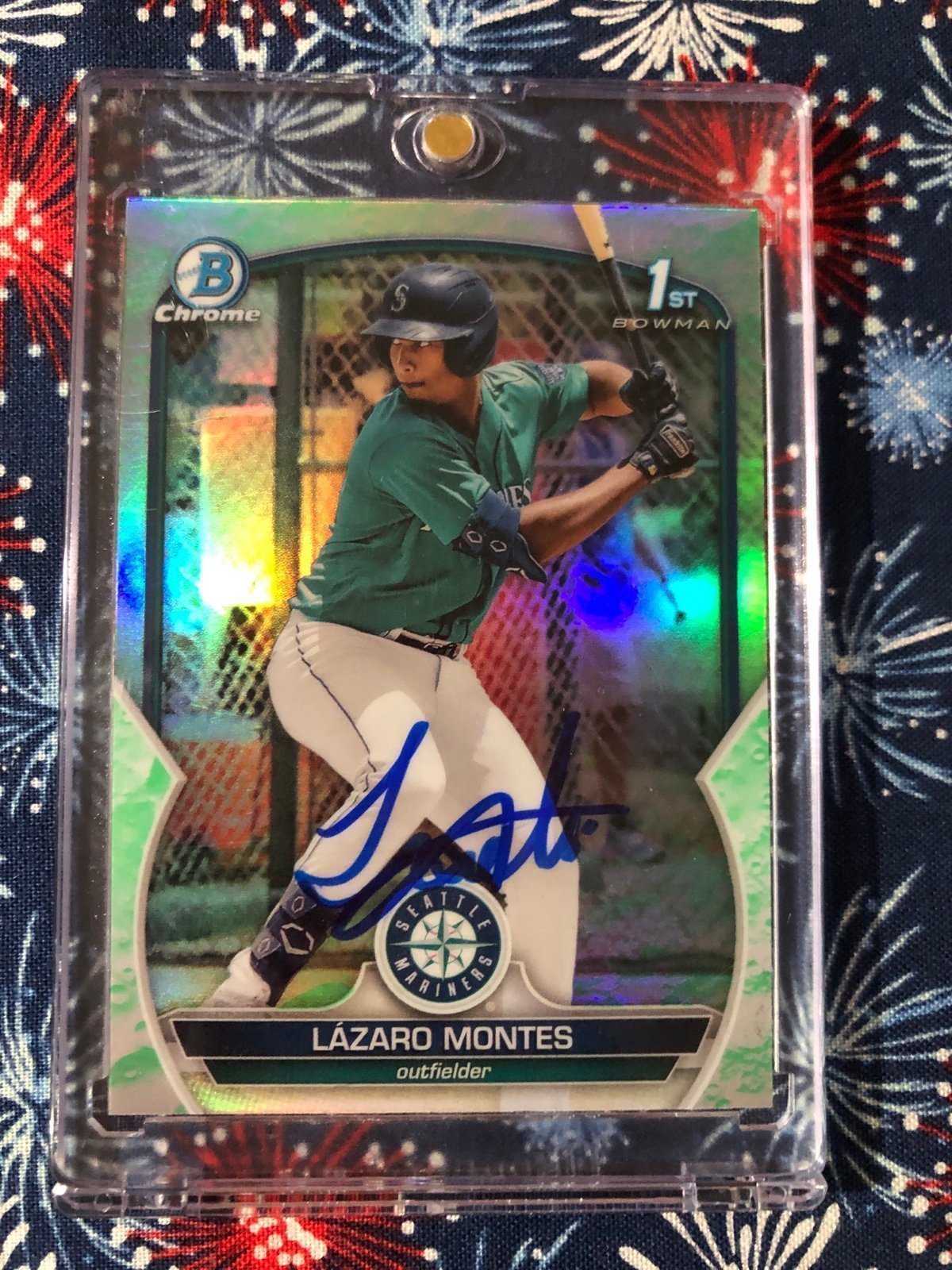 Lazaro montes rookie card auto ip read