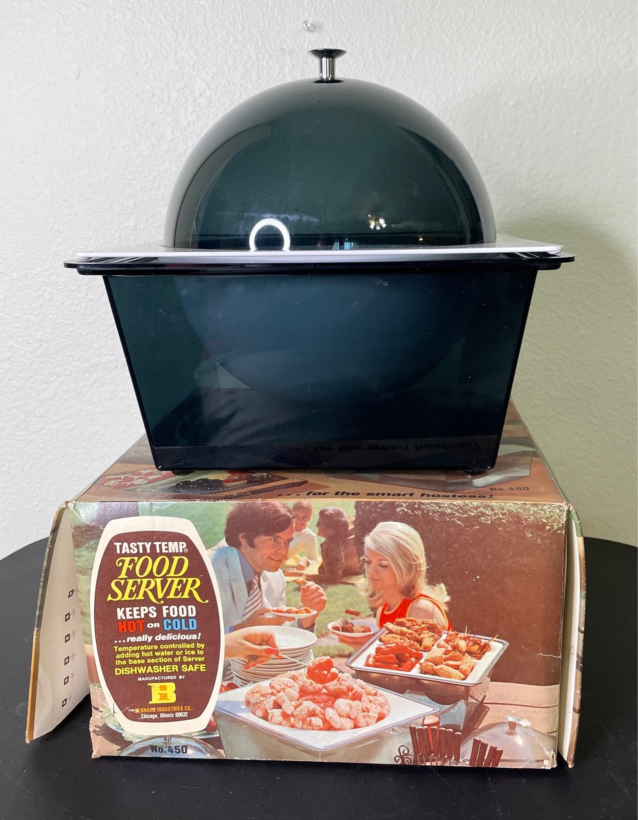 Vintage Domed Tasty Temp Food Server