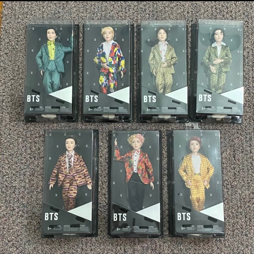 BTS Official Mattel Complete Doll Set
