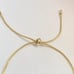 18K Gold Plated Adjustable Crystal Butterfly Charm Bracelet