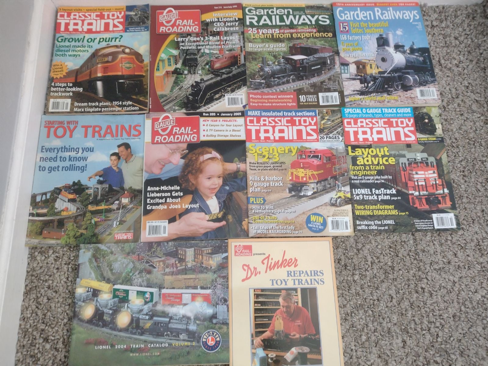 Dr. Tinker Toy Train Repair Book /Train Magazine