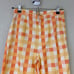 Free People She's All That Printed Ankle Pants Plaid Print Size 4