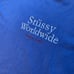 Vintage 80s Bootleg Stussy Worldwide Tribe Faded Blue Purple Tee T-shirt Size XL