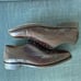 Bostonian Crown Windsor Dark Burgundy Dress Shoes 11.5 D/B Oxford Cap Toe O7179