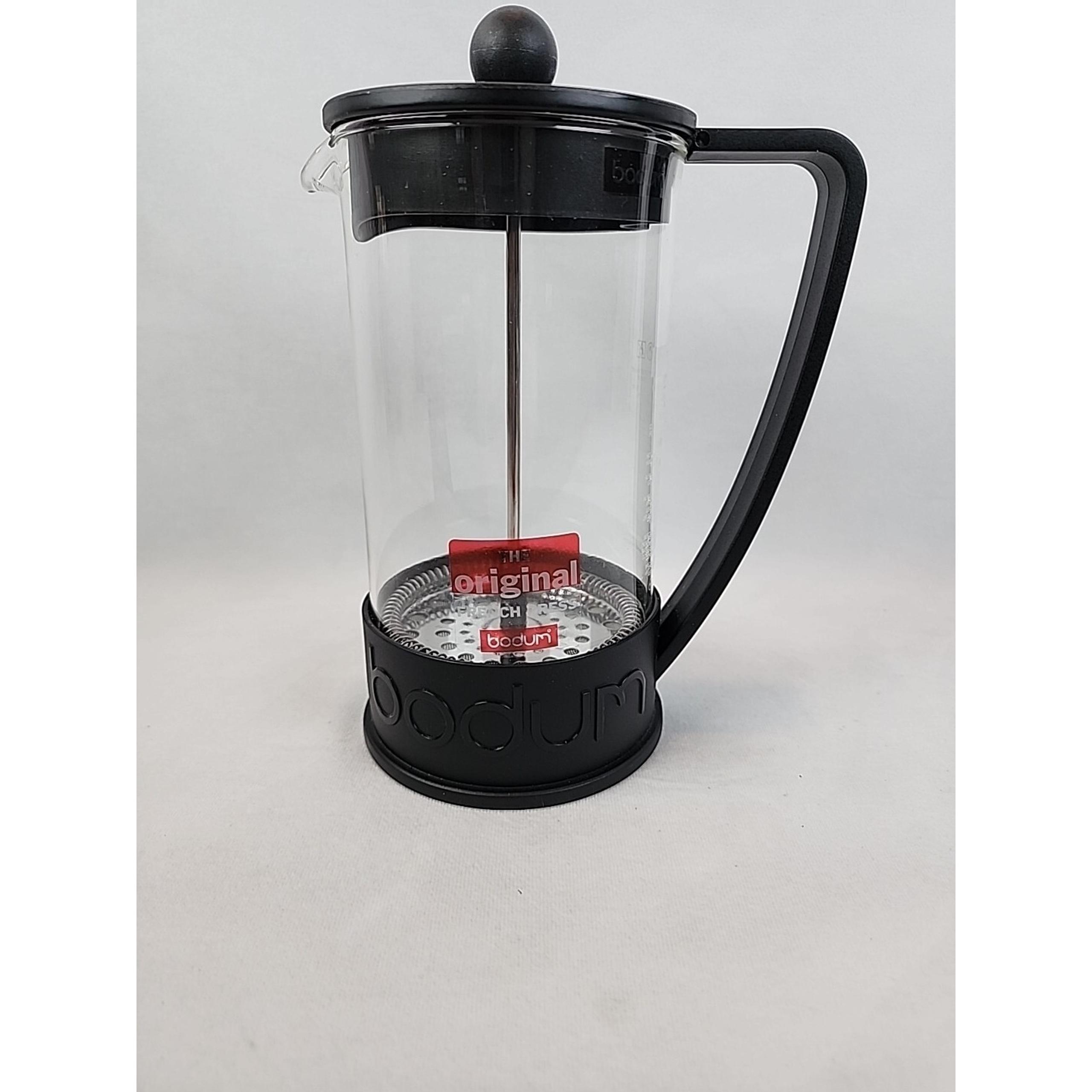 Bodum 34 oz French Press Coffee Maker Classic Chrome-Plated Chambord 8 Cup