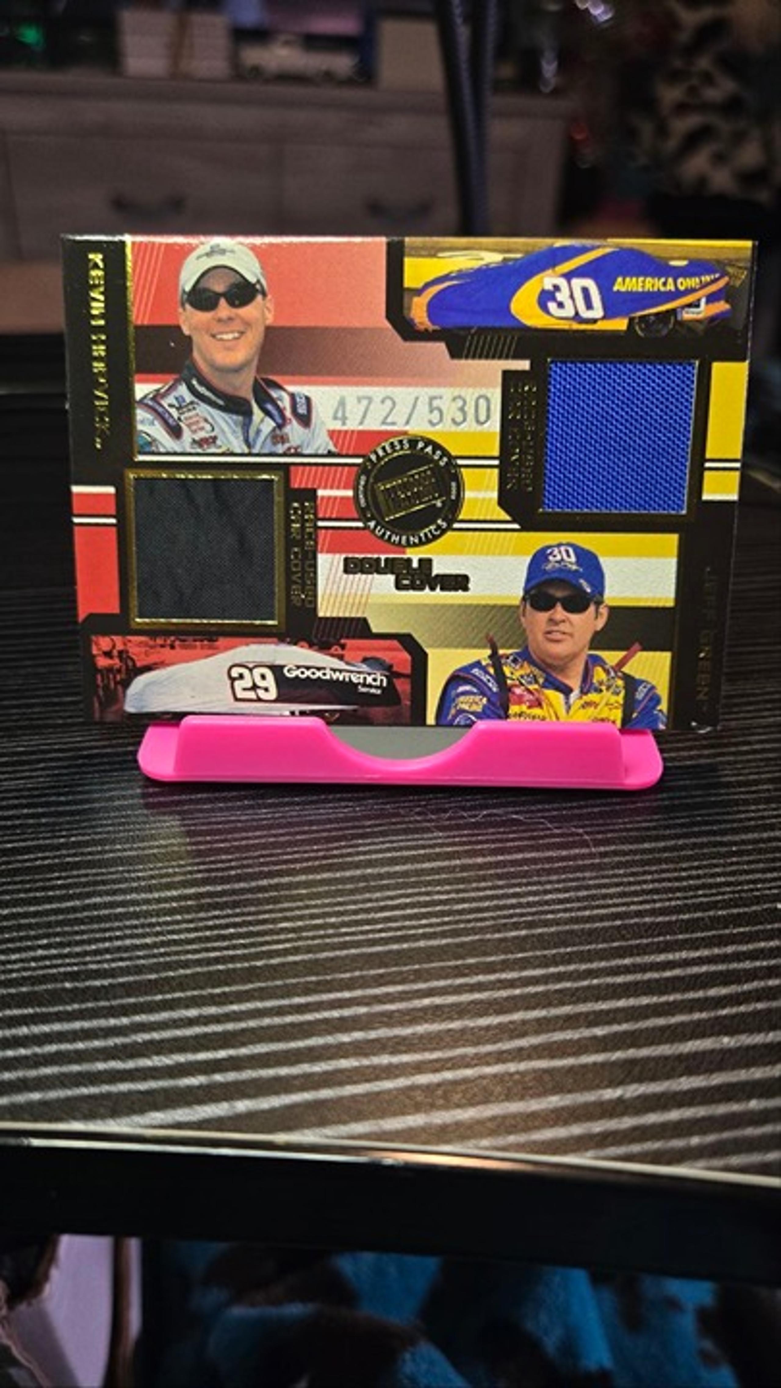 2003 Press Pass Eclipse Kevin Harvick Jeff Green /530 Race Used Cover Relic