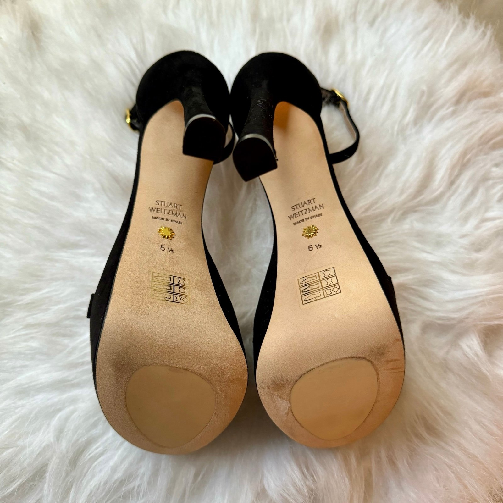 Stuart Weitzman Black Platform Heels