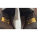 7-89 MICHAEL KORS Collection Women's Kitten Heels Gold Zipper Detail Size 40/ 9