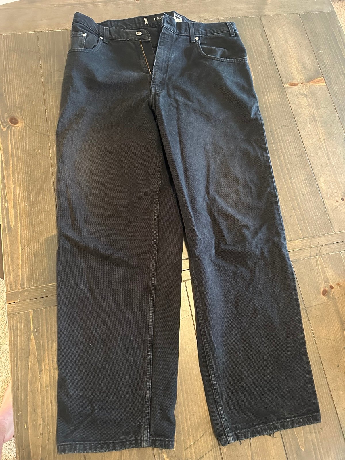 VINTAGE MENS LEVIS SILVER TAB “BAGGY” JEANS BLACK