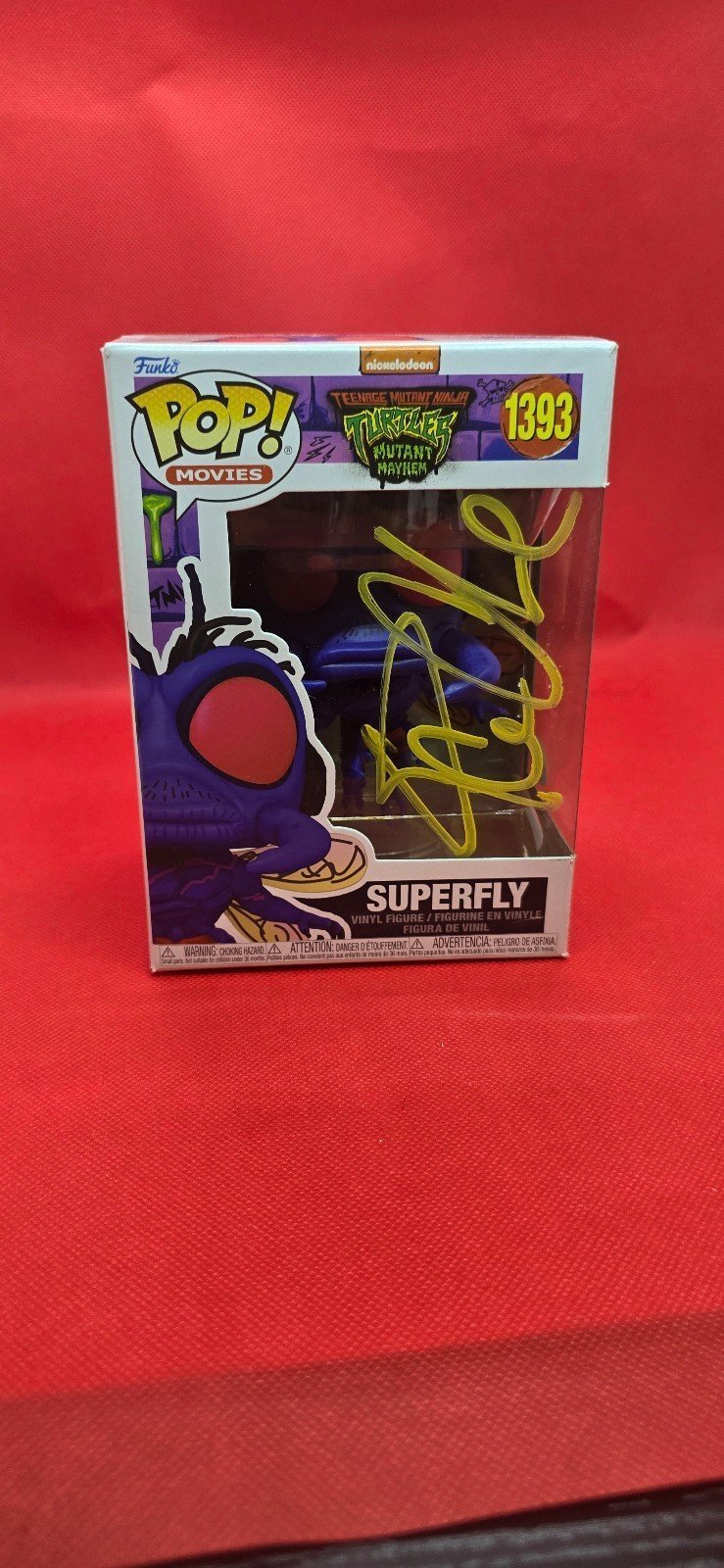 Ice Cube Signed TMNT Mutant Mayhem Superfly Funko Pop #1393 ACOA