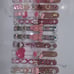 6X presson ombré pink and white and adorned with pretty junk