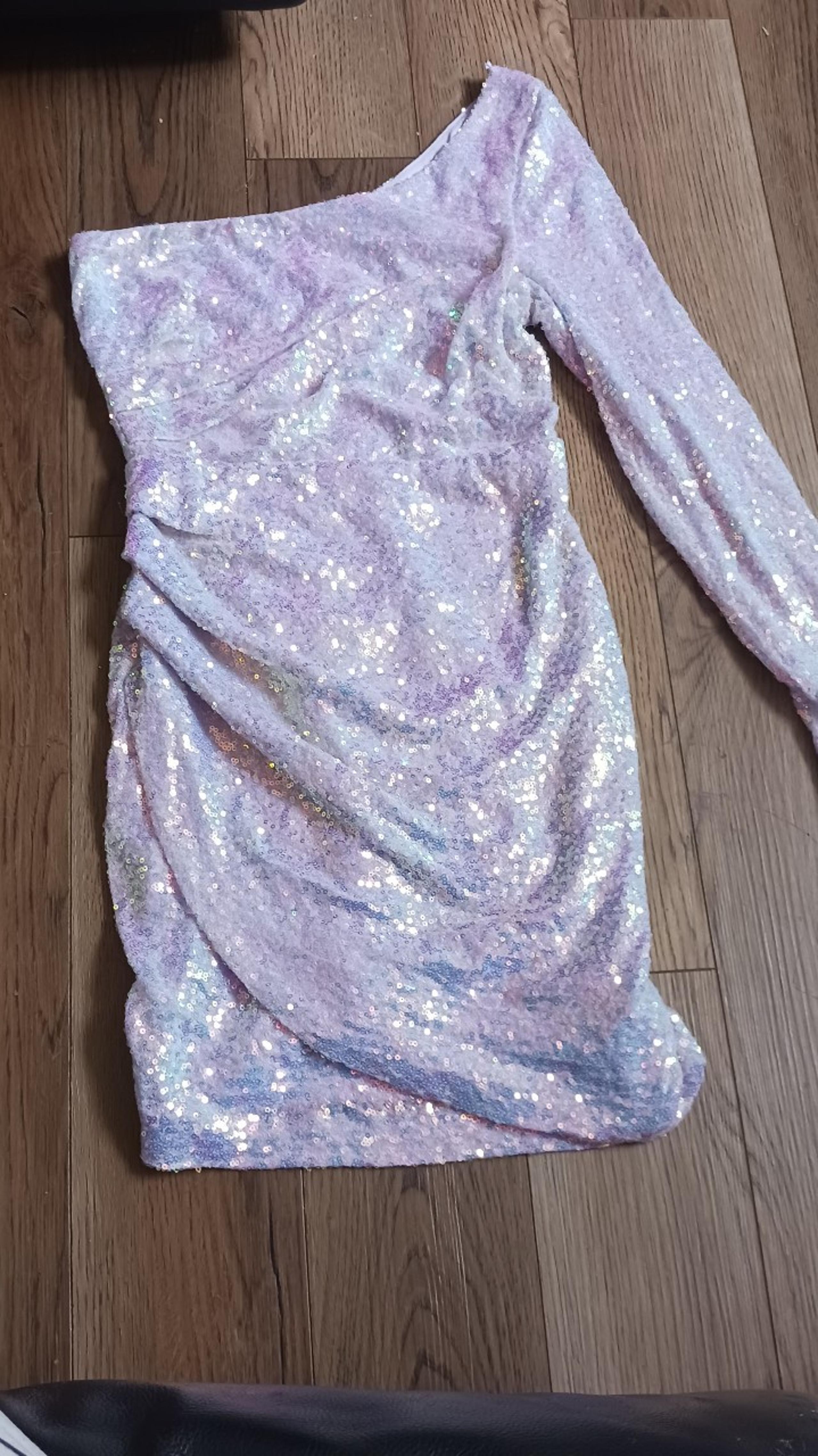 Formal Dress Size S By Windsor (Sequin silver, pink & Purple)