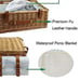 Happy Picnic Wicker Picnic Basket Set for 2 Persons