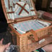 Happy Picnic Wicker Picnic Basket Set for 2 Persons