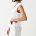 (M)DONNI. LINEN VEST - POWDER