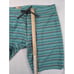 Prana Fenton Boardshorts Swimsuit Mens 32 Aqua Beach Stripe 9 Inch Stretch