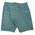 Prana Fenton Boardshorts Swimsuit Mens 32 Aqua Beach Stripe 9 Inch Stretch
