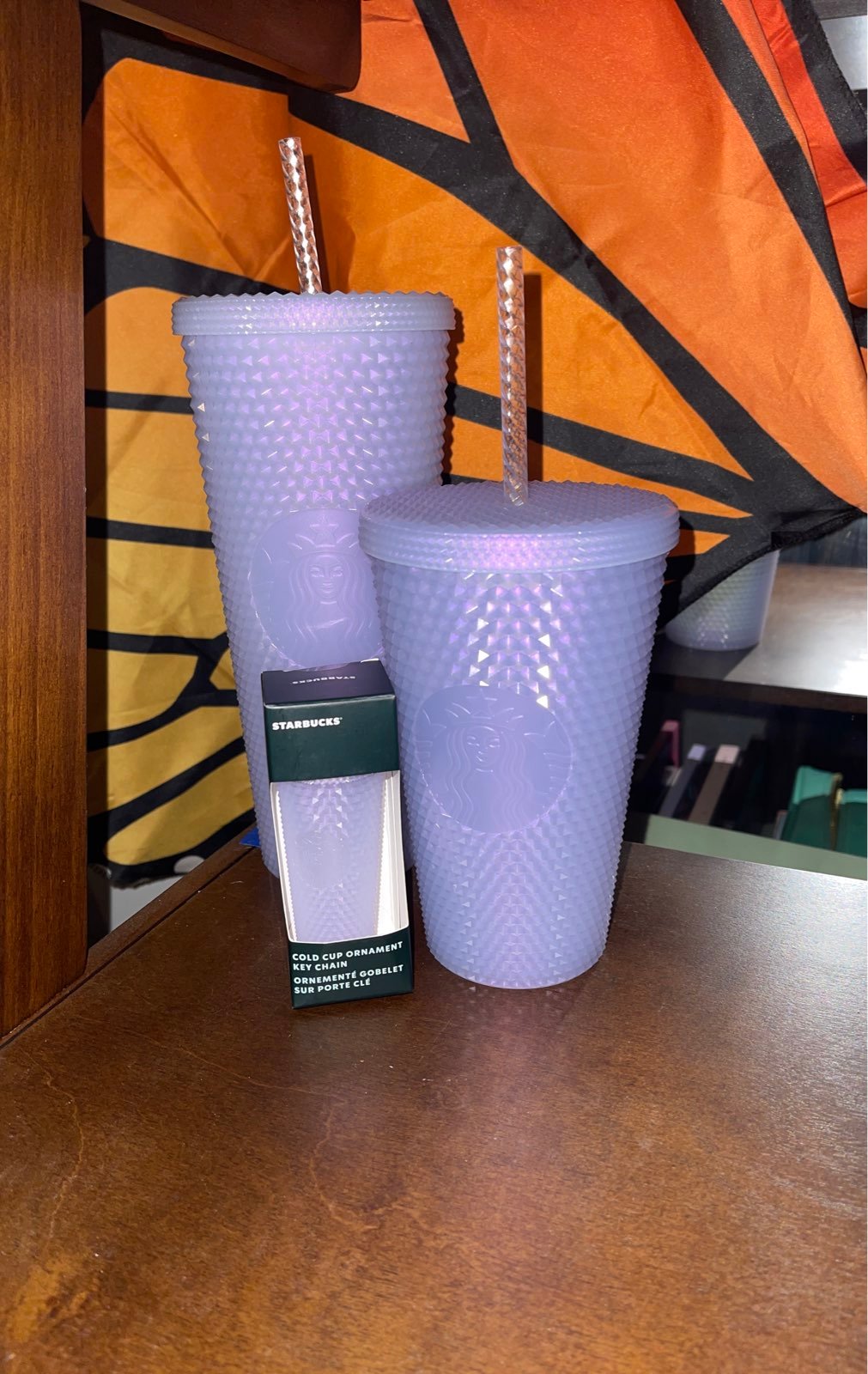 icy white Starbucks set